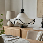 Cargar imagen en el visor de la Galería, Cazelle French Vintage Wave Pendant Light – Soft Ambient Pendant Lamp for Interiors
