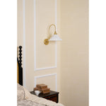 Load image into Gallery viewer, Contemporary Vintage Wall Sconce with Curved Structure for Bedroom Living Room and Hallway