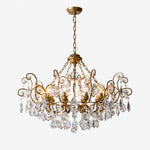 Bild in Gallery-Viewer laden, French Country Crystal Basket Chandelier