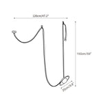 Charger l'image dans la visionneuse de galerie, Lampe suspendue Light Rail en cuir