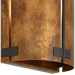 Load image into Gallery viewer, Rustivon Curved Wall Sconce - Vintage Metal Light for Bedroom