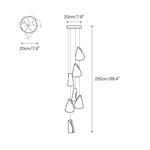 Load image into Gallery viewer, 21 Thin Porcelain Pendant Lamp