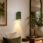 Bild in Gallery-Viewer laden, Natural Green Jade Stone Wall Sconce