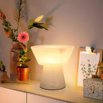 Bild in Gallery-Viewer laden, Beta Marmor Alabaster Tischlampe
