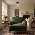 Bild in Gallery-Viewer laden, Glorica Glas Industrieller Metallrahmen Wandlampe – Minimalistische große Glühbirnen-Wandlampe für Wohnzimmer