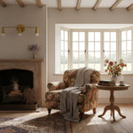 Cargar imagen en el visor de la Galería, Lámpara de tocador Pyralis Cone de 3 luces: diseño moderno y elegante para baños y pasillos