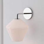 Load image into Gallery viewer, Merin Sculptural Glass Wall Lamp – Geometric Modern Wall Sconce for Bedrooms & Hallways