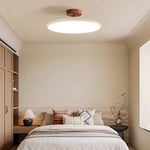 Load image into Gallery viewer, Beige Acrylic Ceiling Mount Modern Adjustable Disc Ceiling Light