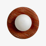 Load image into Gallery viewer, Oria Minimalist Travertine Wall Sconce - Sculptural Ambient Light for Bedroom