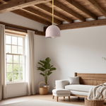 Load image into Gallery viewer, Farmhouse Pendant Light – Vanity Pendant Light With Colorful Dome Design