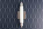 Cargar imagen en el visor de la Galería, Aplique de tocador moderno Ornato Luxe - Lámpara de pared Art Déco con pantalla cilíndrica