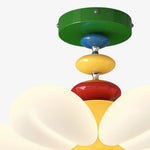 Load image into Gallery viewer, Green canopy and colorful stacked metal accent detail