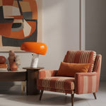 Cargar imagen en el visor de la Galería, Lámpara de Mesa Estratagema Divertida Slantia - Diseño con Pantalla de Vidrio y Base de Mármol para Sala de Estar o Dormitorio N45