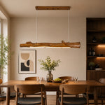 Cargar imagen en el visor de la Galería, Wood Color Resin Linear Branch Pendant Light