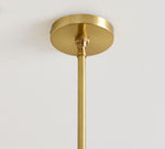 Load image into Gallery viewer, Forvara Metal Drum Rod Pendant Light - Modern Brass Farmhouse Style