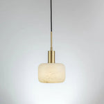 Bild in Gallery-Viewer laden, Velia Eichel Alabaster Minimalistische Pendelleuchte