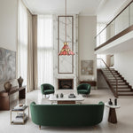 Load image into Gallery viewer, Vintagia Artistic Floral Pendant Lamp Vintage Inspired - Foyer Kitchen Use