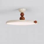 Load image into Gallery viewer, Round Flying Disc Ceiling Light - Retro Style Metal Acrylic