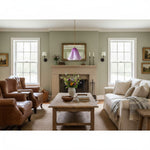 Cargar imagen en el visor de la Galería, Lámpara colgante Bellina – Forma fluida de vidrio en estilo minimalista para comedor