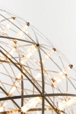 Load image into Gallery viewer, Silver Spark Ball Pendant Light