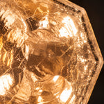 Bild in Gallery-Viewer laden, Japanische Vintage-Pendelleuchte aus Craquelé-Glas
