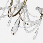 Cargar imagen en el visor de la Galería, Silver Crystal Branch Chandelier