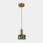 Cargar imagen en el visor de la Galería, Regular jade stone pendant light