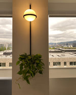 Load image into Gallery viewer, Globe Shade Minimalist Wall Lamp for Indoor and Outdoor Spaces