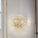 Load image into Gallery viewer, Silver Spark Ball Pendant Light