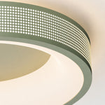 Cargar imagen en el visor de la Galería, woven halo ceiling light 1