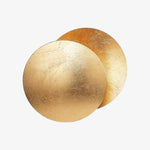 Cargar imagen en el visor de la Galería, Lámpara de Pared Discola Disc – Diseño Moderno de Halo de Cobre con Pantalla Circular para Sala o Dormitorio N20