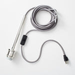 Cargar imagen en el visor de la Galería, Lámpara colgante Lumivelle con pantalla de cristal escultórica: lámpara moderna para cocina y comedor.