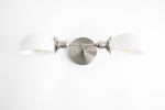 Load image into Gallery viewer, Ornato Luxe Art Deco Vanity Sconce – Opal Glass Wall Light for Bathroom & Dressing Room