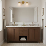 Cargar imagen en el visor de la Galería, Aplique de pared Tierlux de cristal transparente – Diseño arquitectónico Art Déco para baño y pasillo