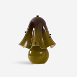 Cargar imagen en el visor de la Galería, Lámpara de mesa de cristal escultórico Bellina: iluminación moderna y minimalista para salón o dormitorio