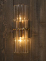 Load image into Gallery viewer, Lumora Crystal Up Down Wall Light – Double Wall Sconce for Bedroom