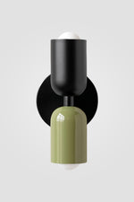 Bild in Gallery-Viewer laden, Doppelkopf-Makronenfarbe oben und unten Wandleuchte