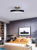 Load image into Gallery viewer, Round Flush Ceiling Lamp — Nordic Minimalist Light for Bedroom & Living