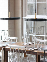 Load image into Gallery viewer, Modern Disc Pendant Light — Nordic Minimalist Fixture for Dining & Kitchen