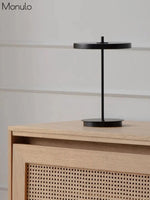 Load image into Gallery viewer, Nordic Monochrome Table Lamp – Portable Light for Any Room