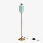 Load image into Gallery viewer, Eloise Textured Glass Pumpkin-Inspired Floor Lamp - Organic Artistry and Retro Style for Living Rooms