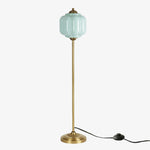 Load image into Gallery viewer, Eloise Textured Glass Pumpkin-Inspired Floor Lamp - Organic Artistry and Retro Style for Living Rooms