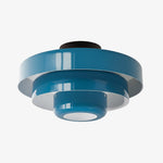 Charger l'image dans la visionneuse de galerie, Lampe Plafonnier Sculpturale à Trois Niveaux Malero de Style Bauhaus pour Salon et Chambre