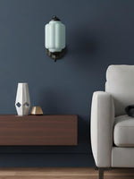 Load image into Gallery viewer, Vintage Milk Glass Sconce Bedside Hallway Eloise Wall Sconce