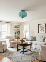 Load image into Gallery viewer, Retro Milk Semi Flush Mount Eloise Ceiling Light