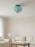 Load image into Gallery viewer, Retro Milk Semi Flush Mount Eloise Ceiling Light