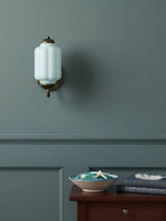 Load image into Gallery viewer, Vintage Milk Glass Sconce Bedside Hallway Eloise Wall Sconce