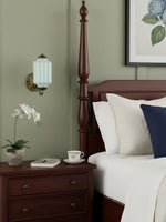 Load image into Gallery viewer, Vintage Milk Glass Sconce Bedside Hallway Eloise Wall Sconce