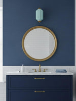 Load image into Gallery viewer, Vintage Milk Glass Flush Eloise Wall Sconce for Bedside Hallway