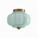 Load image into Gallery viewer, Retro Milk Semi Flush Mount Eloise Ceiling Light